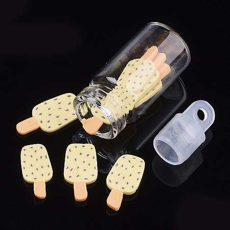 Handmade Polymer Clay Nail Art Decoration Accessories LS-MRMJ-S046-008D-1
