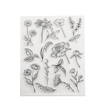 Transparent Clear Silicone Stamp/Seal SCRA-PW0009-16-1