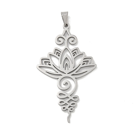 304 Stainless Steel Pendants X-STAS-M067-01P-1