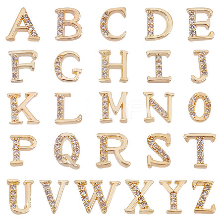 26Pcs 26 Style Brass Cabochons FIND-OC0003-27-1