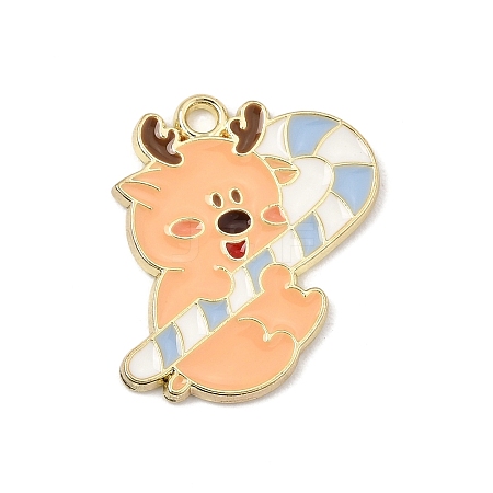 Christmas Alloy Enamel Pendants AL-CBA5CD4-02G-04-1