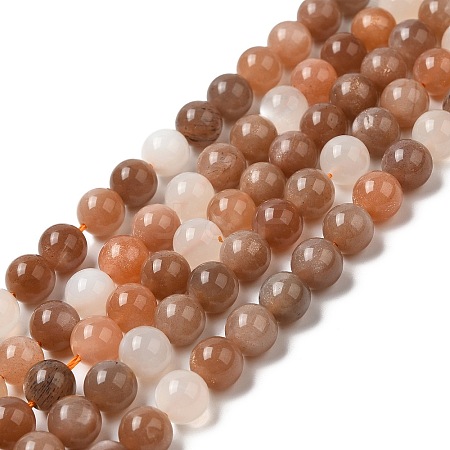 Natural Multi-Moonstone Beads Strands G-C021-01-1