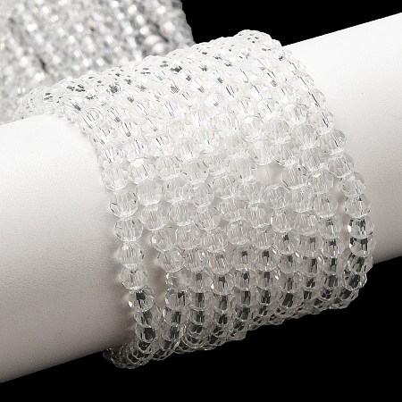 Transparent Glass Beads Strands LS-EGLA-A035-T3mm-D19-1