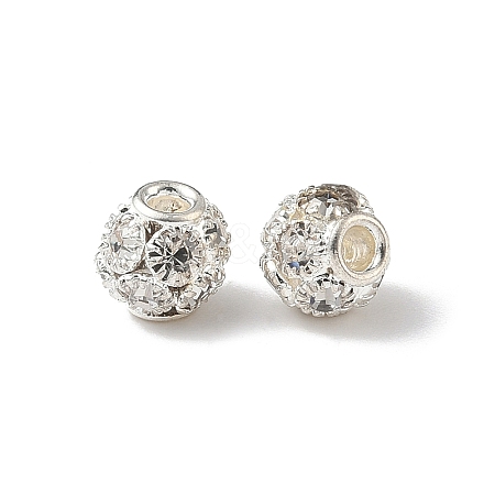 Brass Rhinestone Beads KK-A267-03A-02S-1