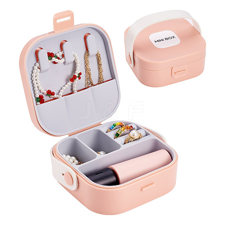 Square PU Leather & PP & Silicone Jewelry Set Box AJEW-TAC0014-13C-1