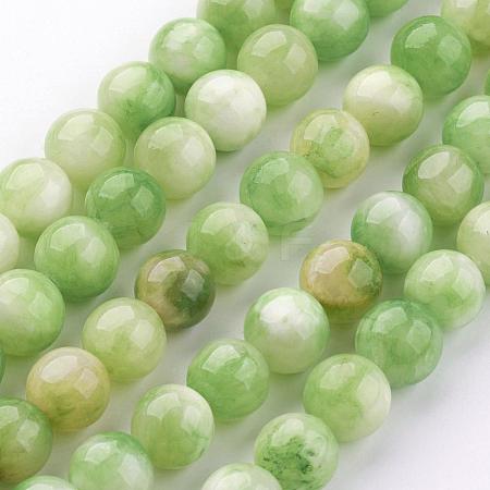 Natural Persian Jade Beads Strands G-J356-01-10mm-1