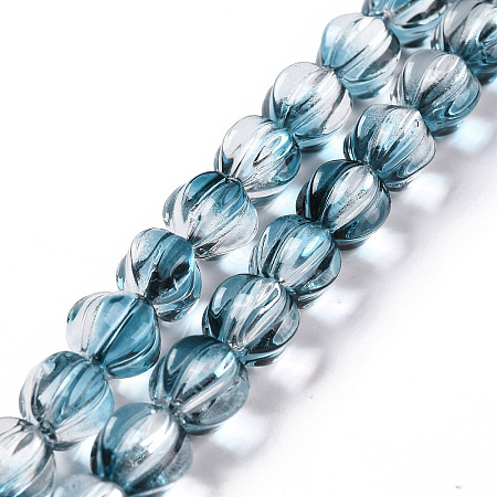 Transparent Glass Beads Strands GLAA-F114-02B-14-1