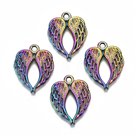 Rainbow Color Alloy Pendants PALLOY-S180-046-RS-1