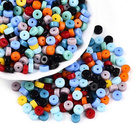 Baking Paint Glass Beads GLAA-N001-80-1