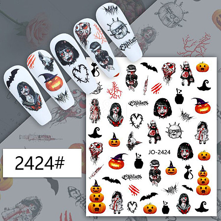 Halloween Themed Nail Art Stickers MRMJ-N033-2424-1