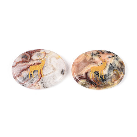 Natural Crazy Agate Cabochons G-T143-28L-1
