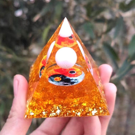 Orgonite Pyramid Resin Energy Generators PW-WGB5E04-01-1