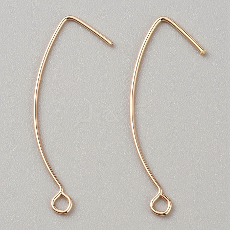Brass Earring Hooks KK-WH0044-141D-G-1