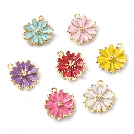 Alloy Enamel Pendants X-ENAM-Q507-01G-1