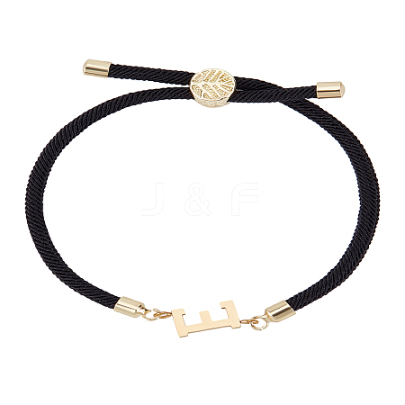 1Pc Adjustable Nylon Cord Slider Bracelets for Women BJEW-LP0001-32E-01-1