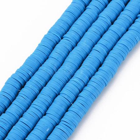 Handmade Polymer Clay Bead Strands CLAY-T002-6mm-30-1