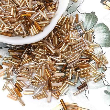 Glass Round Bugle Beads SEED-XCP0001-47G-1
