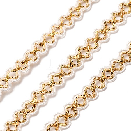 Polyester Braided Lace Ribbon OCOR-Z007-06B-1