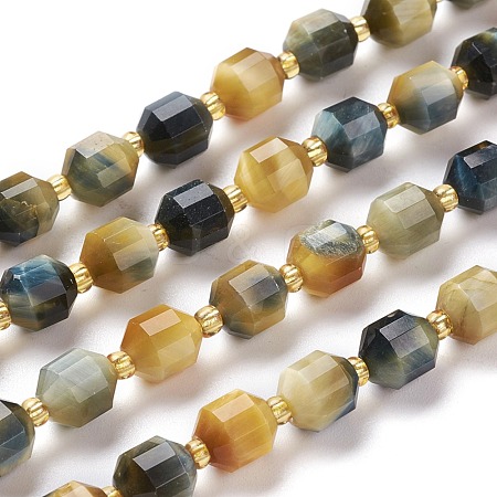 Natural Tiger Eye Beads Strands G-K303-A19-8mm-1