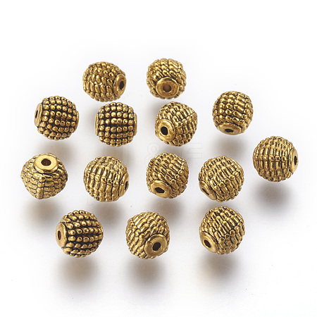 Tibetan Style Alloy Beads X-GLF0079Y-1