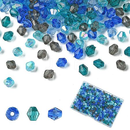 Transparent Acrylic Beads TACR-YW0002-06B-04-1