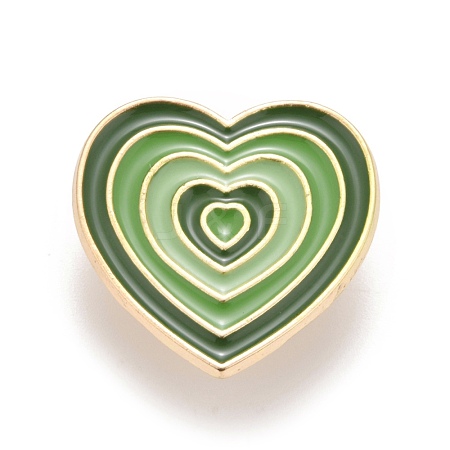 Heart Enamel Pin JEWB-E014-01G-02-1