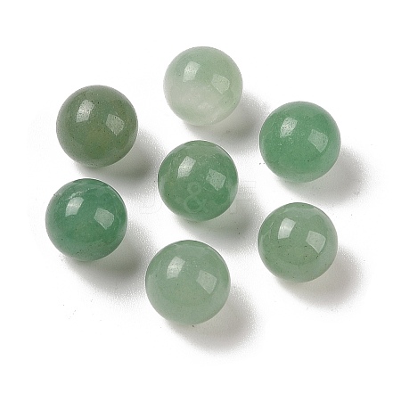 Natural Green Aventurine No Hole Sphere Beads G-K353-04B-02-1