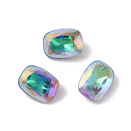 Glass Rhinestone Cabochons RGLA-L029-01A-SPLA-1