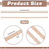 Gourd Wood Carving Waistline Edge Strips for Living Room Background Wall Decorative DIY-WH0622-560A-2