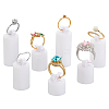 7Pcs 7 Sizes Acrylic Jewelry Finger Ring Displays Stands RDIS-WH0011-34B-1