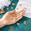 14Pcs 7 Style Brass Charms KK-PJ0001-26-7
