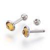 304 Stainless Steel Barbell Cartilage Earrings EJEW-L208-02C-02-2