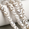 Tibetan Style dZi Beads Strands GG-CBA4812-C06-8X12MM-1