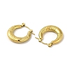 304 Stainless Steel Hoop Earrings for Women EJEW-B054-10G-2
