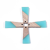 Resin & Wood Pendants RESI-S358-59B-1