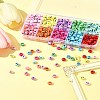 450Pcs 10 Styles Opaque Acrylic Beads OACR-FS0004-02-9