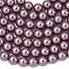 Eco-Friendly Dyed  Glass Pearl Round Beads Strands HY-A002-8mm-RB062-2