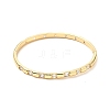 Clear Cubic Zirconia Hinged Bangle BJEW-J165-08G-2