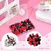100Pcs 2 Colors Opaque Acrylic Beads MACR-TA0002-52-6