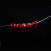 0.8mm Crystal Polyester Threads Transparent Jewelry Bracelet Beading Wire Cords EW-PH0001-0.8mm-02-4