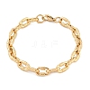 304 Stainless Steel Cable Chain Bracelets for Women Men BJEW-F488-33G-4