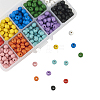 Dyed Natural Wood Beads WOOD-CJ0001-11-4