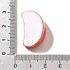 Electroplate UV Plating Opaque Fruit Resin Cabochons CRES-U004-03G-3