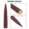 Cone Shaped Wooden Ring Displays AJEW-WH0323-93-6