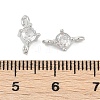 Brass Clear Cubic Zirconia Connector Charms LS-KK-Z094-10P-3