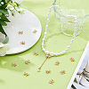 16Pcs Brass Cubic Zirconia Charms KK-DC0004-71-5
