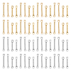 Unicraftale 80Pcs 8 Styles 201 Stainless Steel Connector Charms STAS-UN0055-55-1