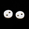 Natural Freshwater Shell Buttons X-SHEL-N036-04-2