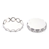 Non-Tarnish 304 Stainless Steel Cabochon Settings STAS-Y001-09E-P-3