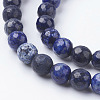Natural Lapis Lazuli Beads Strands G-G059-8mm-3